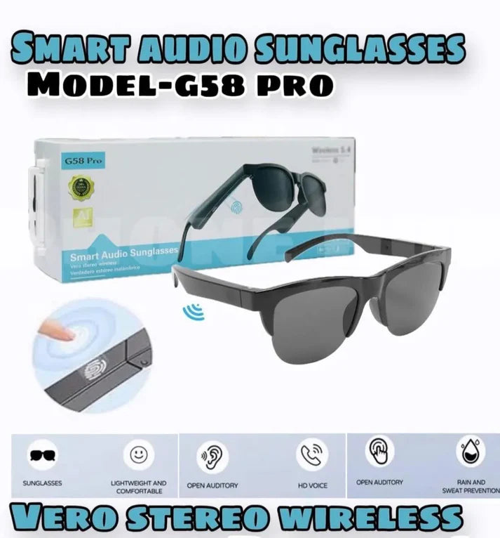 G58 pro Ai sunglasses-bluetooth audio calls and songs