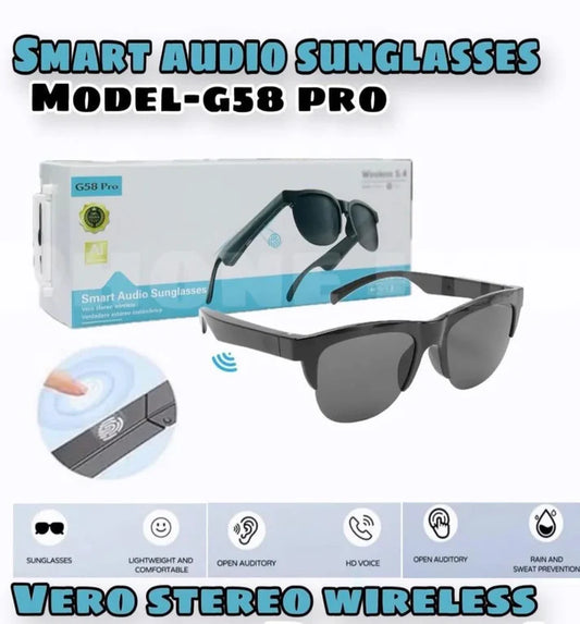G58 pro Ai sunglasses-bluetooth audio calls and songs