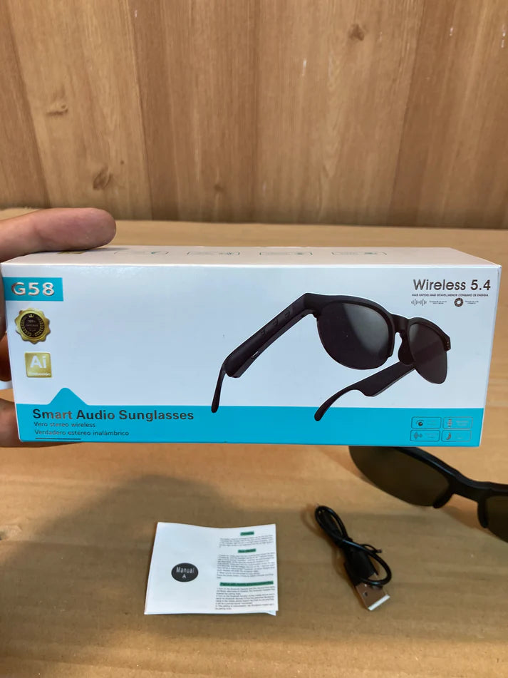 G58 pro Ai sunglasses-bluetooth audio calls and songs